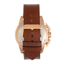 Load image into Gallery viewer, Morphic M81 Series Chronograph Leather-Band Watch w/Date - Brown/Rose Gold - MPH8104
