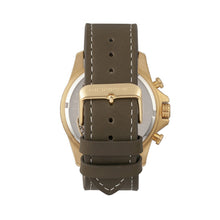 Load image into Gallery viewer, Morphic M57 Series Chronograph Leather-Band Watch - Gold/Olive - MPH5704
