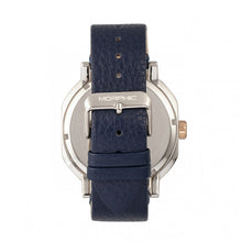 Load image into Gallery viewer, Morphic M62 Series Leather-Band Watch w/Day/Date - Rose Gold/Navy - MPH6206