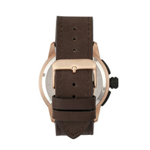 Load image into Gallery viewer, Morphic M61 Series Chronograph Leather-Band Watch w/Date - Rose Gold/Dark Brown - MPH6105