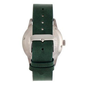 Morphic M77 Series Leather-Band Watch - Green - MPH7704