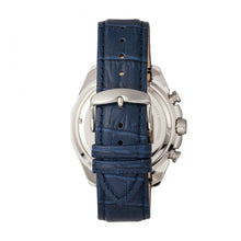Load image into Gallery viewer, Morphic M66 Series Skeleton Dial Leather-Band Watch w/ Day/Date - Silver/Blue - MPH6603