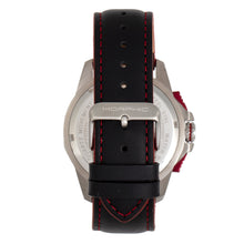 Load image into Gallery viewer, Morphic M82 Series Chronograph Leather-Band Watch w/Date - Silver/Black - MPH8202