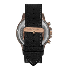 Load image into Gallery viewer, Morphic M86 Series Chronograph Leather-Band Watch - Rose Gold/Black - MPH8604