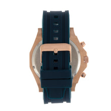 Load image into Gallery viewer, Morphic M75 Series Tachymeter Strap Watch w/Day/Date - Rose Gold/Blue - MPH7504