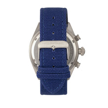 Load image into Gallery viewer, Morphic M53 Series Chronograph Fiber-Weaved Leather-Band Watch w/Date - Silver/Blue - MPH5303