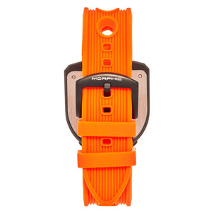 Morphic M95 Series Chronograph Strap Watch w/Date - Black/Orange - MPH9505