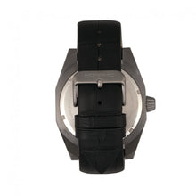 Load image into Gallery viewer, Morphic M46 Series Leather-Band Men's Watch w/Date - Black/Charcoal - MPH4605