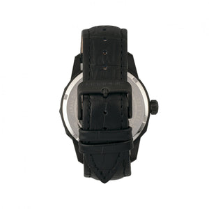 Morphic M56 Series Leather-Band Watch w/Date - Black - MPH5606