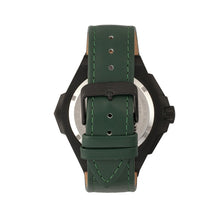 Load image into Gallery viewer, Morphic M55 Series Chronograph Leather-Band Watch w/Date - Black/Green - MPH5505