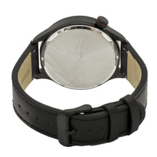 Load image into Gallery viewer, Morphic M44 Series Dual-Time Leather-Band Watch w/ Retrograde Date - Black - MPH4402
