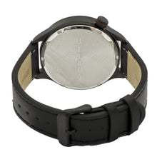 Load image into Gallery viewer, Morphic M44 Series Dual-Time Leather-Band Watch w/ Retrograde Date - Black - MPH4402