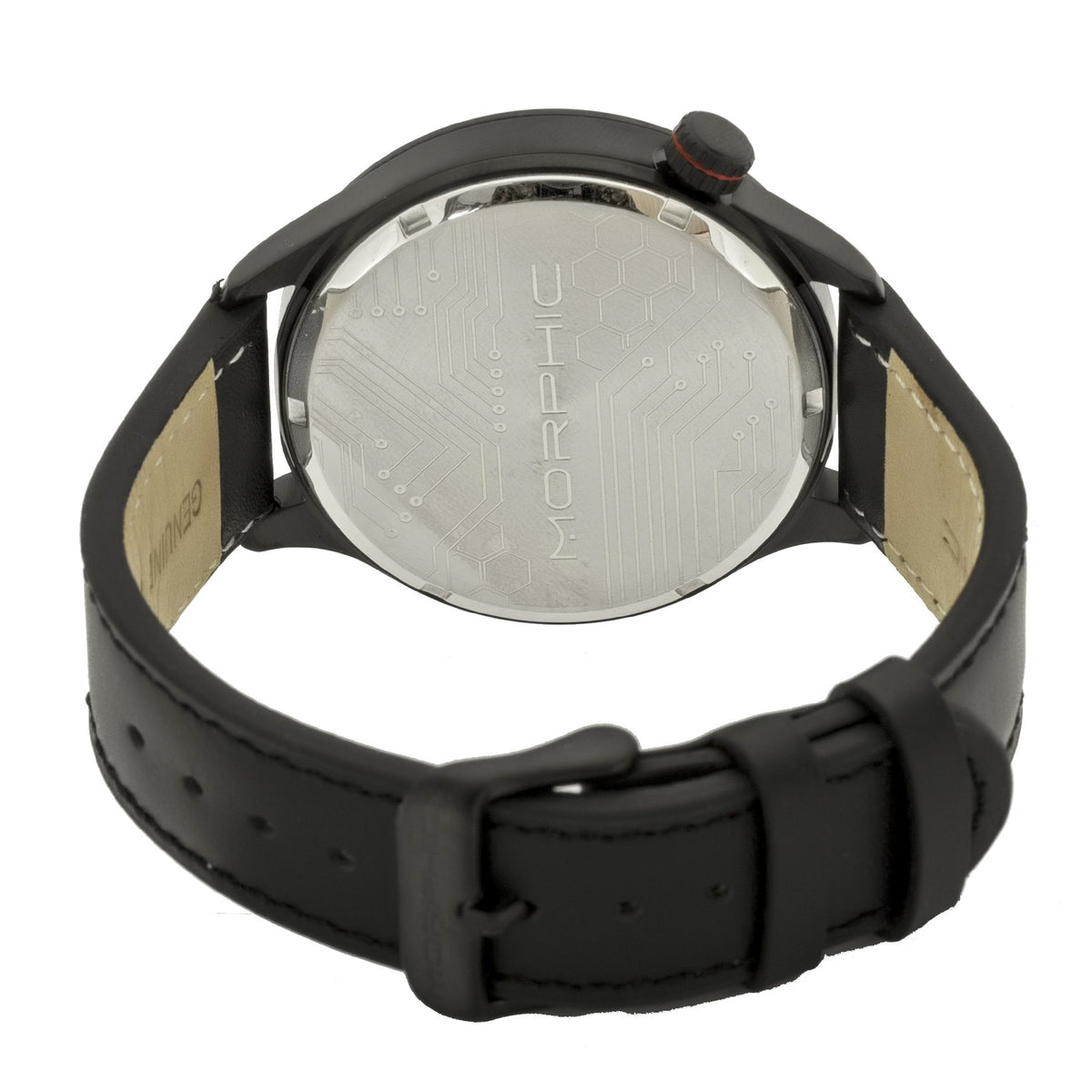 Morphic M44 Series Men's Watch Black Band Black Case MPH4402