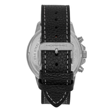 Load image into Gallery viewer, Morphic M86 Series Chronograph Leather-Band Watch - Silver/White - MPH8601