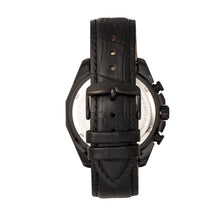 Load image into Gallery viewer, Morphic M66 Series Skeleton Dial Leather-Band Watch w/ Day/Date - Black - MPH6606
