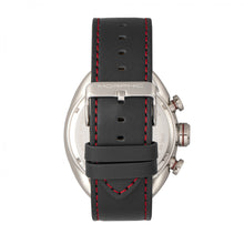 Load image into Gallery viewer, Morphic M64 Series Chronograph Leather-Band Watch w/ Date - Silver/Black - MPH6402