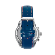 Load image into Gallery viewer, Morphic M88 Series Chronograph Leather-Band Watch w/Date - Navy/Blue - MPH8802
