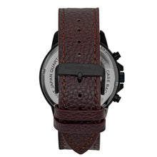 Load image into Gallery viewer, Morphic M86 Series Chronograph Leather-Band Watch - Black/Dark Brown - MPH8607