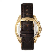 Load image into Gallery viewer, Morphic M66 Series Skeleton Dial Leather-Band Watch w/ Day/Date - Gold/Dark Brown - MPH6604
