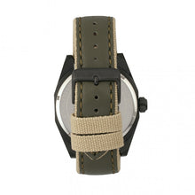 Load image into Gallery viewer, Morphic M59 Series Leather-Overlaid Canvas-Band Watch - Olive - MPH5906