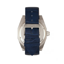 Load image into Gallery viewer, Morphic M46 Series Leather-Band Men's Watch w/Date - Silver/Navy - MPH4603