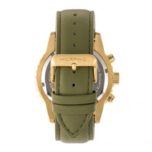 Load image into Gallery viewer, Morphic M67 Series Chronograph Leather-Band Watch w/Date - Gold/Olive - MPH6703
