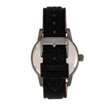 Load image into Gallery viewer, Morphic M85 Series Canvas-Overlaid Leather-Band Watch - Gunmetal/Black - MPH8505