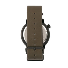 Load image into Gallery viewer, Morphic M58 Series Nato Leather-Band Watch w/ Date - Black/Olive - MPH5806