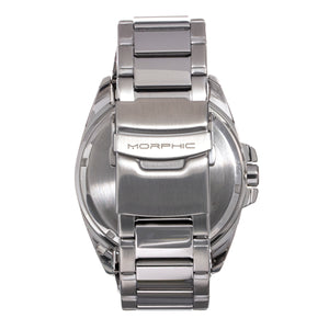Morphic M92 Series Bracelet Watch w/Day/Date - Grey & Blue - MPH9207