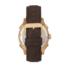Load image into Gallery viewer, Morphic M68 Series Leather-Band Watch w/ Date - Rose Gold/Brown - MPH6804