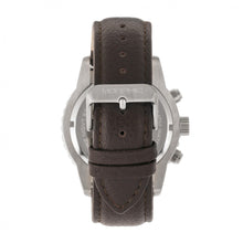 Load image into Gallery viewer, Morphic M67 Series Chronograph Leather-Band Watch w/Date - Silver/Brown - MPH6702