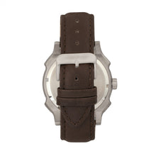 Load image into Gallery viewer, Morphic M68 Series Leather-Band Watch w/ Date - Silver/Brown - MPH6803