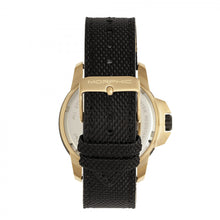 Load image into Gallery viewer, Morphic M70 Series Canvas-Overlaid Leather-Band Watch w/Date - Gold/Black - MPH7003