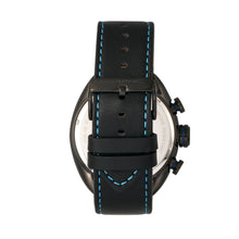 Load image into Gallery viewer, Morphic M64 Series Chronograph Leather-Band Watch w/ Date - Black/Blue - MPH6406