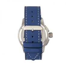 Load image into Gallery viewer, Morphic M61 Series Chronograph Leather-Band Watch w/Date - Silver/Blue - MPH6102
