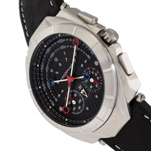 Load image into Gallery viewer, Morphic M79 Series Chronograph Leather-Band Watch - Silver/Black - MPH7905
