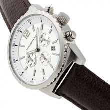 Load image into Gallery viewer, Morphic M67 Series Chronograph Leather-Band Watch w/Date - Silver/Brown - MPH6702