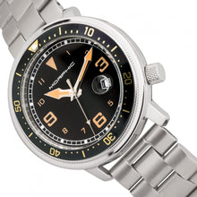 Load image into Gallery viewer, Morphic M74 Series Bracelet Watch w/Magnified Date Display - Gunmetal/Black & Gold/Black - MPH7406