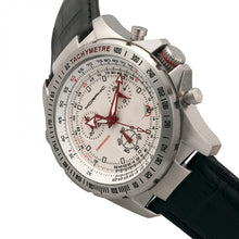 Load image into Gallery viewer, Morphic M36 Series Leather-Band Chronograph Watch - Silver/White - MPH3601