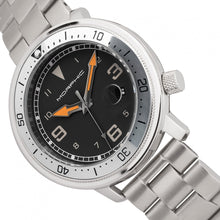 Load image into Gallery viewer, Morphic M74 Series Bracelet Watch w/Magnified Date Display - Gunmetal/Silver/Black - MPH7401
