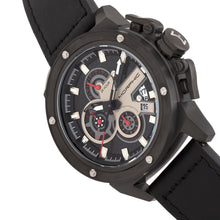 Load image into Gallery viewer, Morphic M81 Series Chronograph Leather-Band Watch w/Date - Black  - MPH8105
