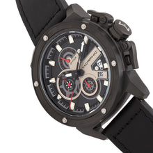 Load image into Gallery viewer, Morphic M81 Series Chronograph Leather-Band Watch w/Date - Black - MPH8105