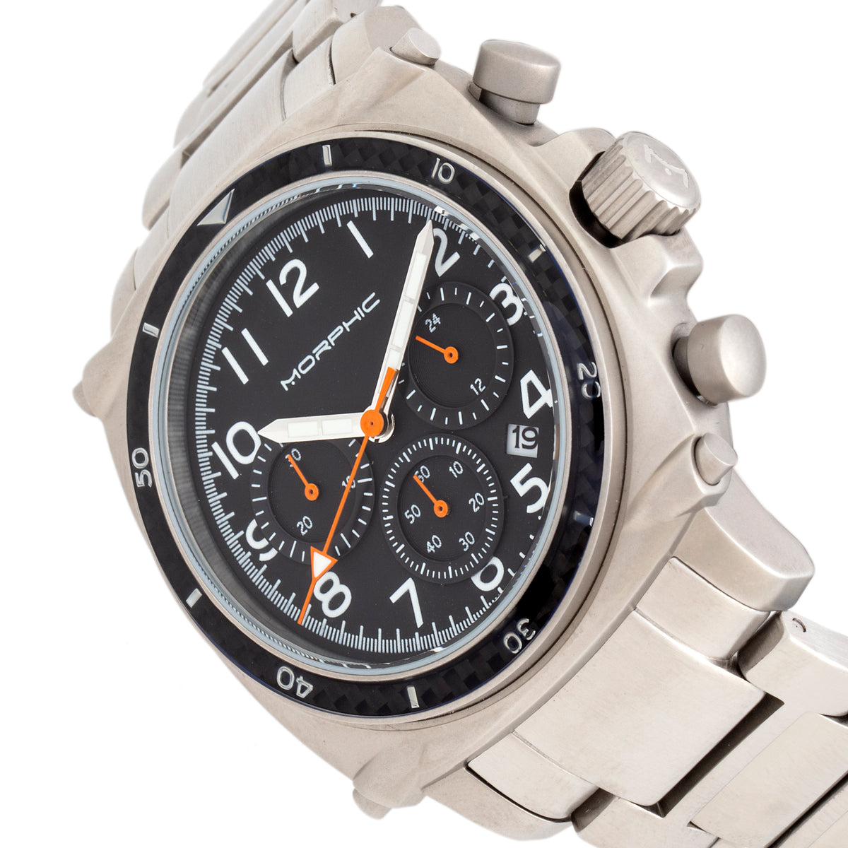 Morphic M83 Series Men's Watch Silver Band Silver Case MPH8301