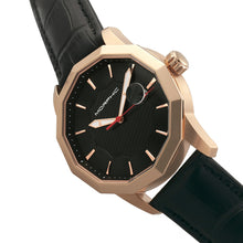 Load image into Gallery viewer, Morphic M56 Series Leather-Band Watch w/Date - Rose Gold/Black - MPH5604