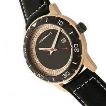 Load image into Gallery viewer, Morphic M71 Series Leather-Band Watch w/Date - Rose Gold/Black - MPH7104