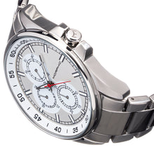 Load image into Gallery viewer, Morphic M92 Series Bracelet Watch w/Day/Date - Silver - MPH9204