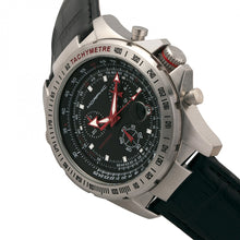 Load image into Gallery viewer, Morphic M36 Series Leather-Band Chronograph Watch - Silver/Black - MPH3602