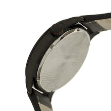 Load image into Gallery viewer, Morphic M44 Series Dual-Time Leather-Band Watch w/ Retrograde Date - Black - MPH4402