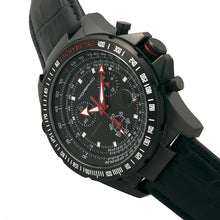 Load image into Gallery viewer, Morphic M36 Series Leather-Band Chronograph Watch - Black/Charcoal - MPH3607