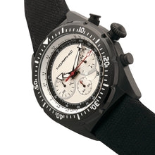 Load image into Gallery viewer, Morphic M53 Series Chronograph Fiber-Weaved Leather-Band Watch w/Date - Black/Silver - MPH5304
